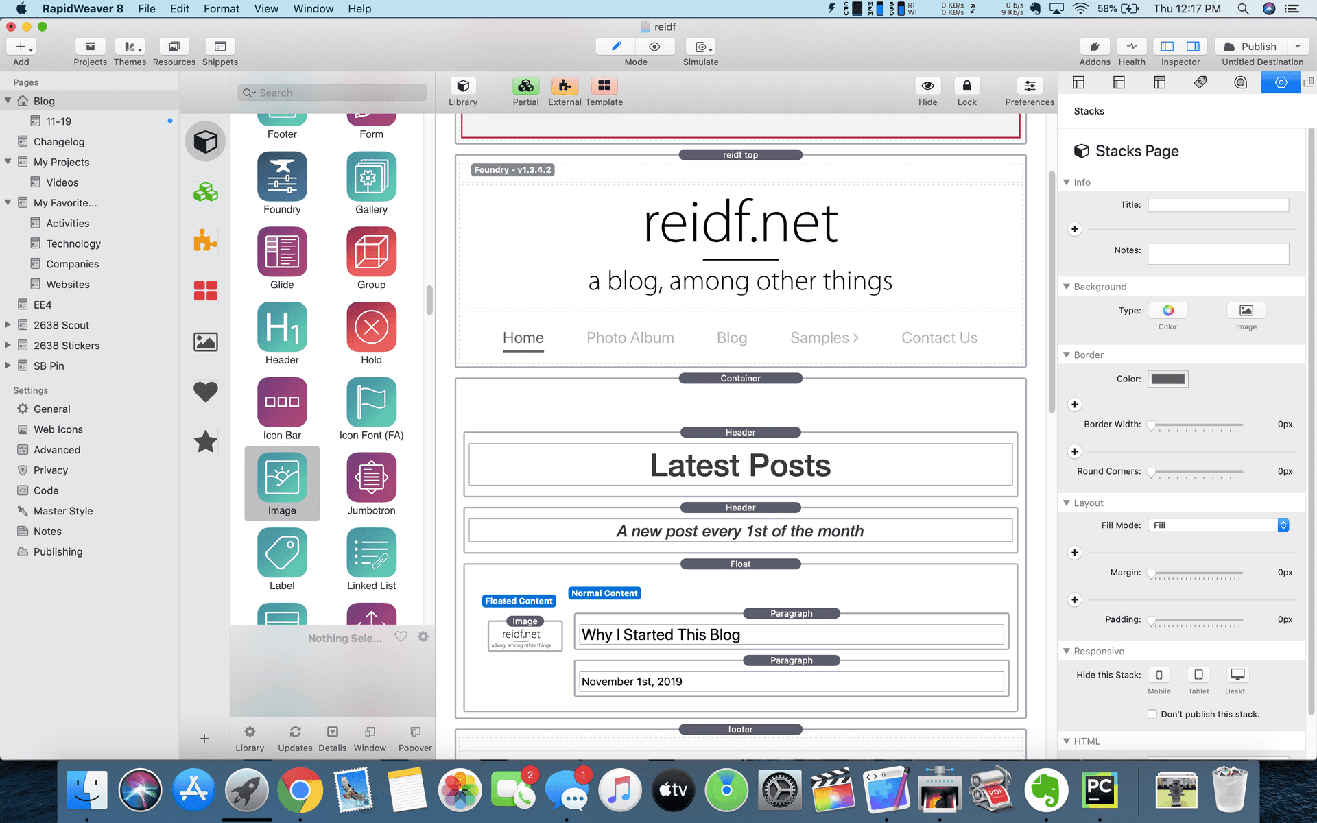 Editing this website in 2019.  Note that as of 2026, I have since switched to using a custom site made with React, Next.js, HTML, CSS, TS.
