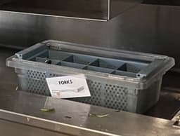 Morrison Dining Utensil Separation Bins logo